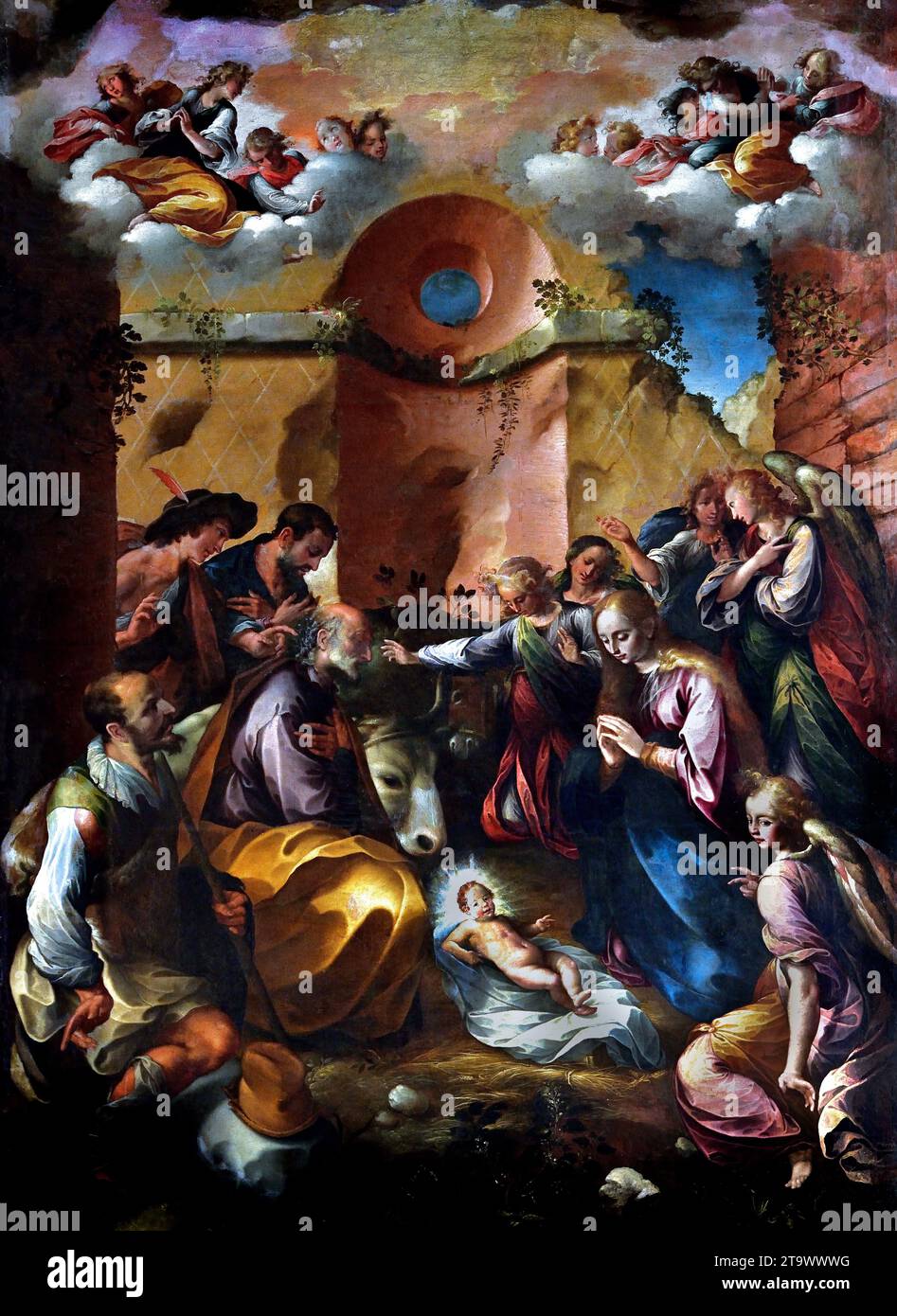 Nativity. Chiesa del Gesù Nuovo. Naples, Italy. Chapel of the Nativity