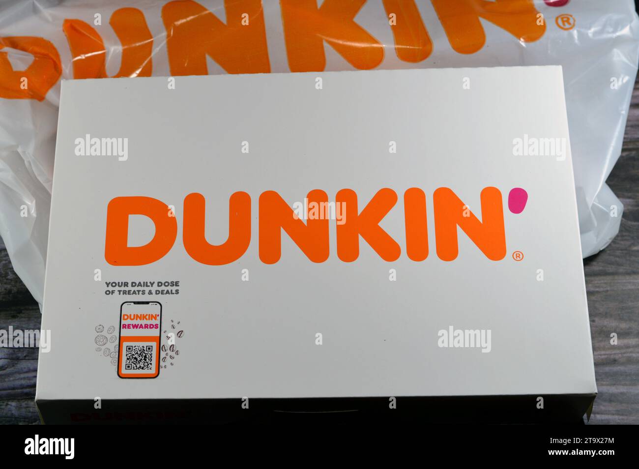 Cairo, Egypt, October 7 2023 doughnut or donut, leavened fried dough