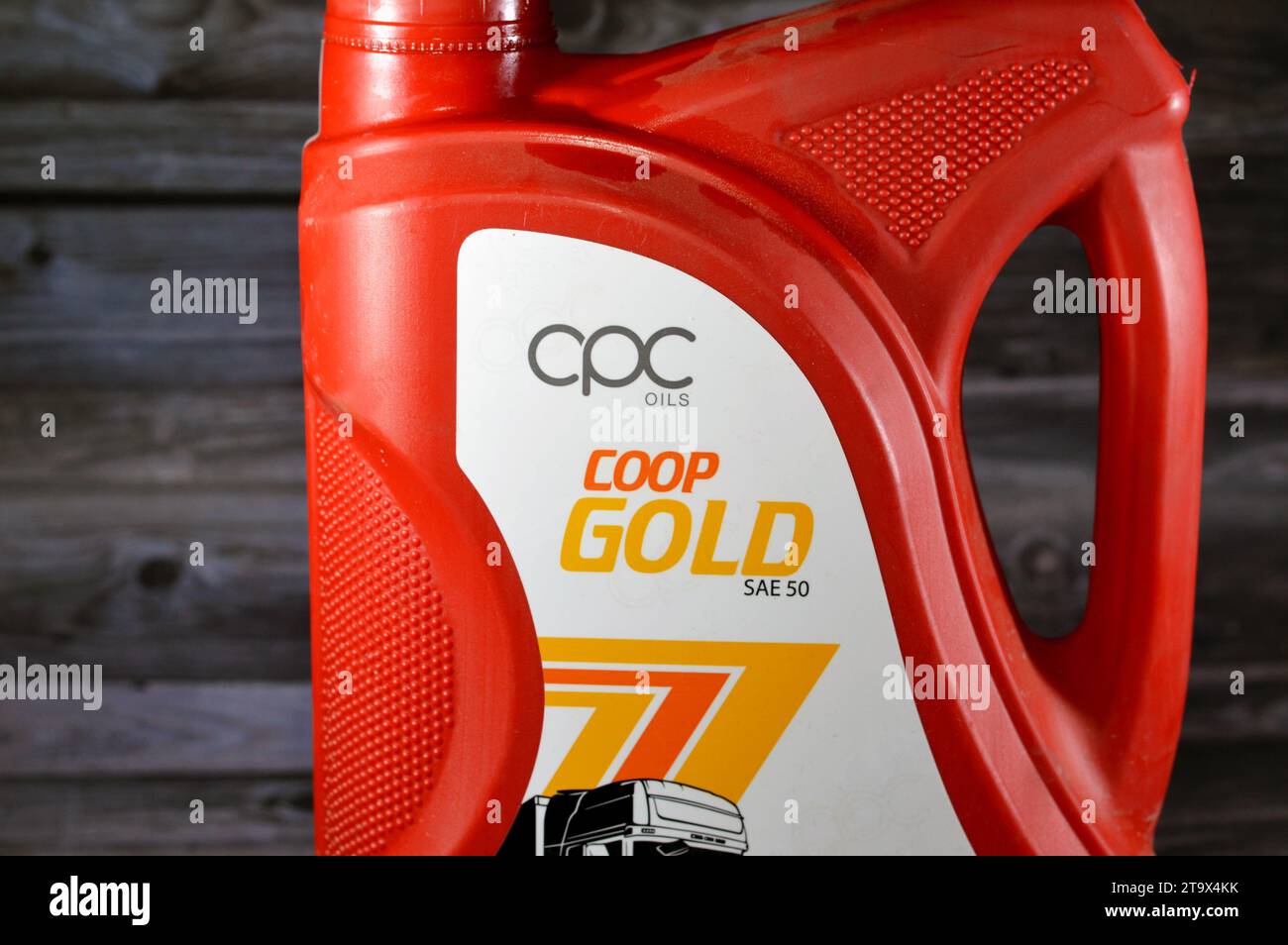 Cairo, Egypt, October 13 2023 CPC Cooperation Coop Gold Motor Oil 4