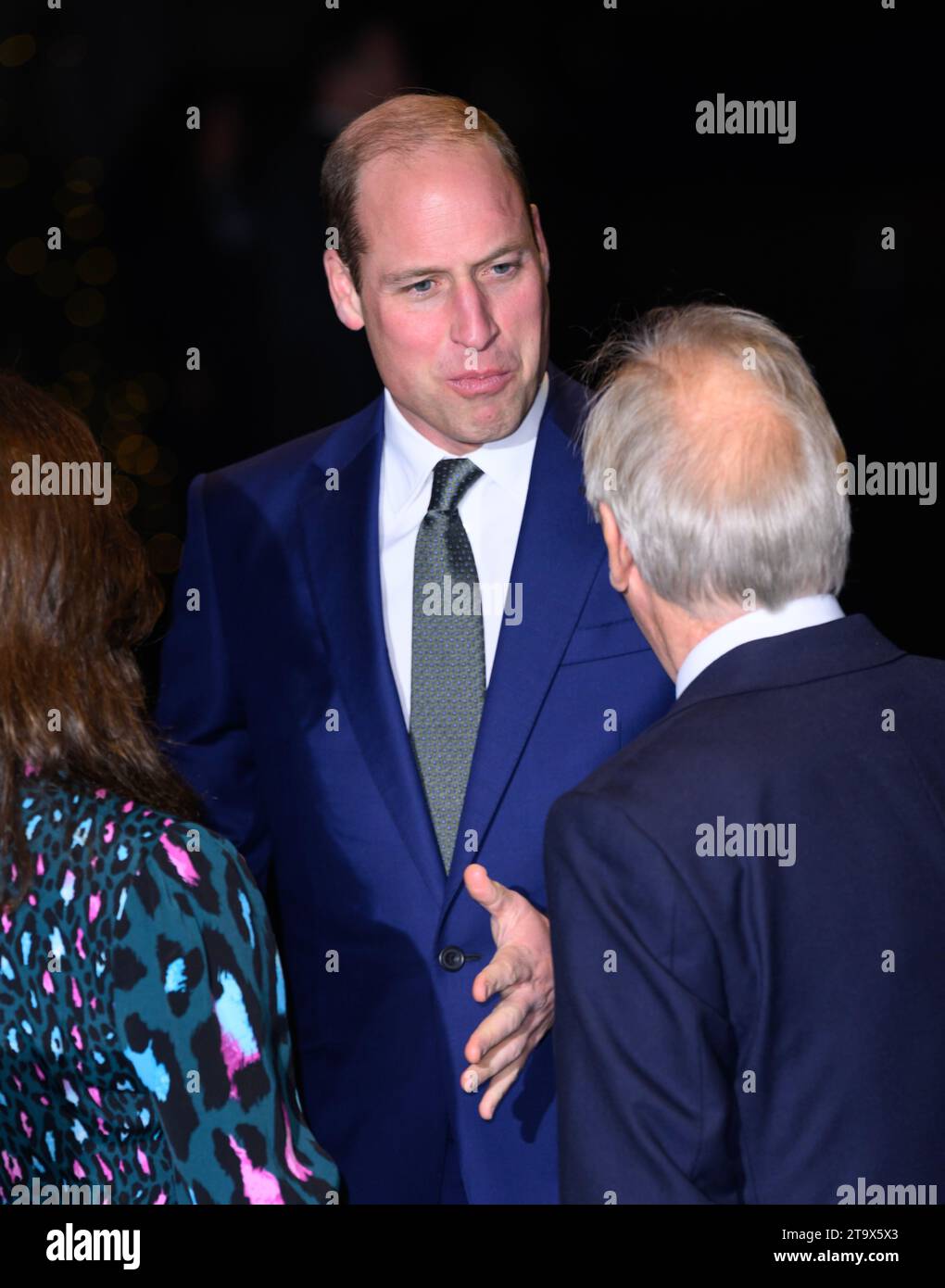 London, UK. November 27th, 2023. Prince William arriving at the Tusk