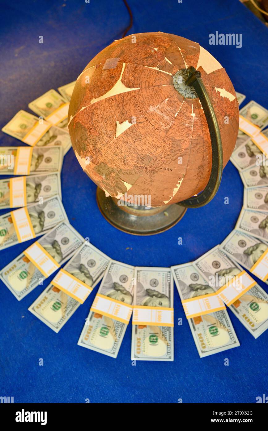 Real 23 000 US Dollars In 100 Bills Cash Currency Organized And real-23-000-us-dollars-in-100-bills-cash-currency-organized-and