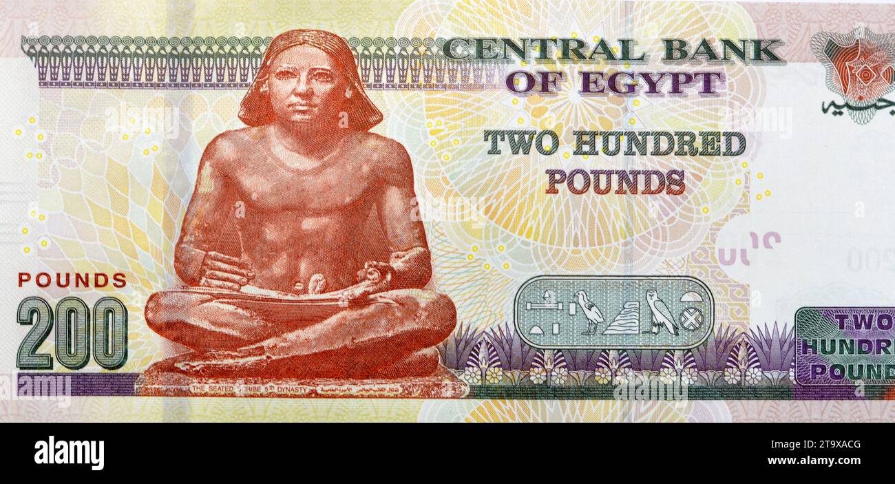 Large Fragment Of The Reverse Side Of 200 EGP LE Two Hundred Egyptian large-fragment-of-the-reverse-side-of-200-egp-le-two-hundred-egyptian