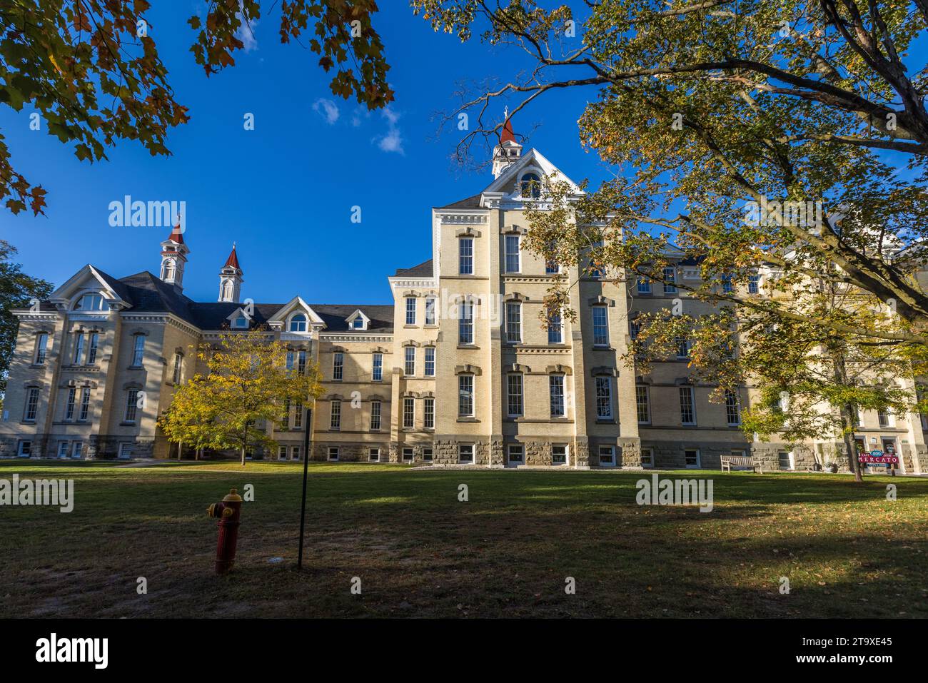 Grand Traverse Commons is a redevelopment of historic buildings