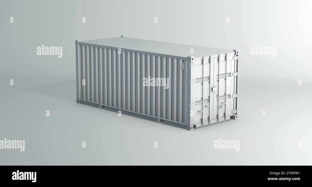 3d render freight trailer shipping hi-res stock photography and images ...