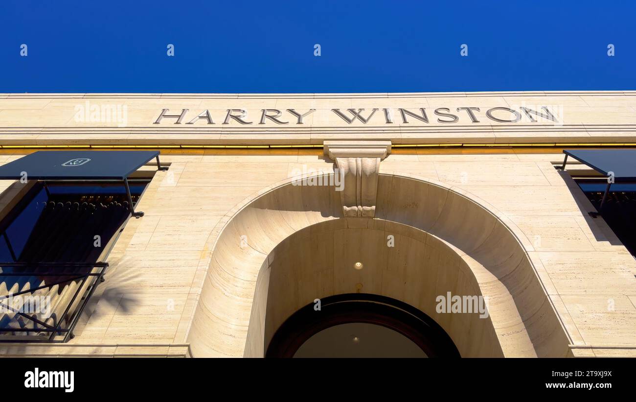 Harry Winston Store at Rodeo Drive Beverly Hills - LOS ANGELES, UNITED ...