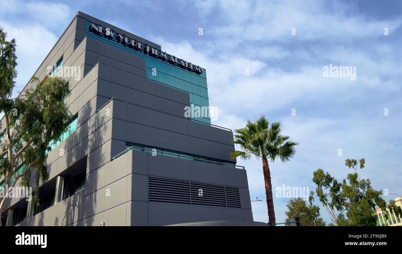 New York Film Academy in Los Angeles LOS ANGELES, UNITED STATES NOVEMBER 5, 2023 Stock Photo
