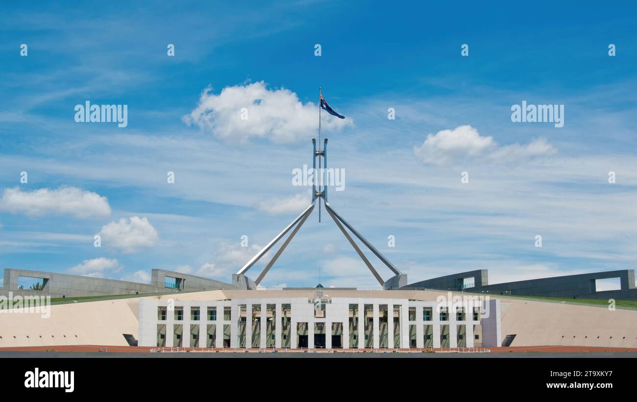 The Australian Parliament house in canberra ACT Stock Photo - Alamy