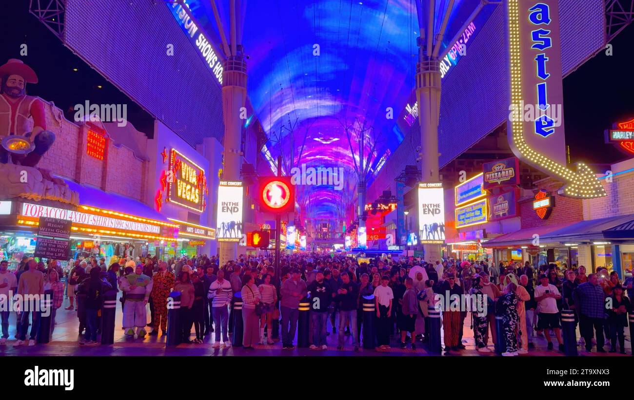 Halloween Party at Downtown Las Vegas Fremont Street LAS VEGAS