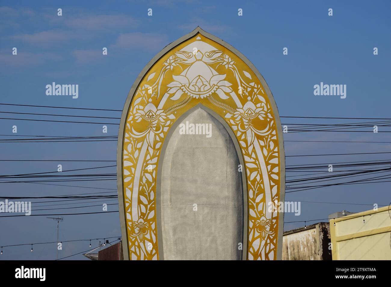 Jayastamba monument (victory monument in Nganjuk East Java. Jayastamba
