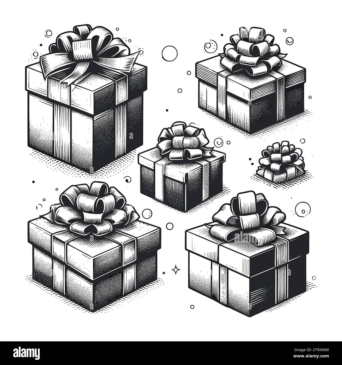 Set of gift boxes, Vector illustration Stock Vector Image & Art - Alamy