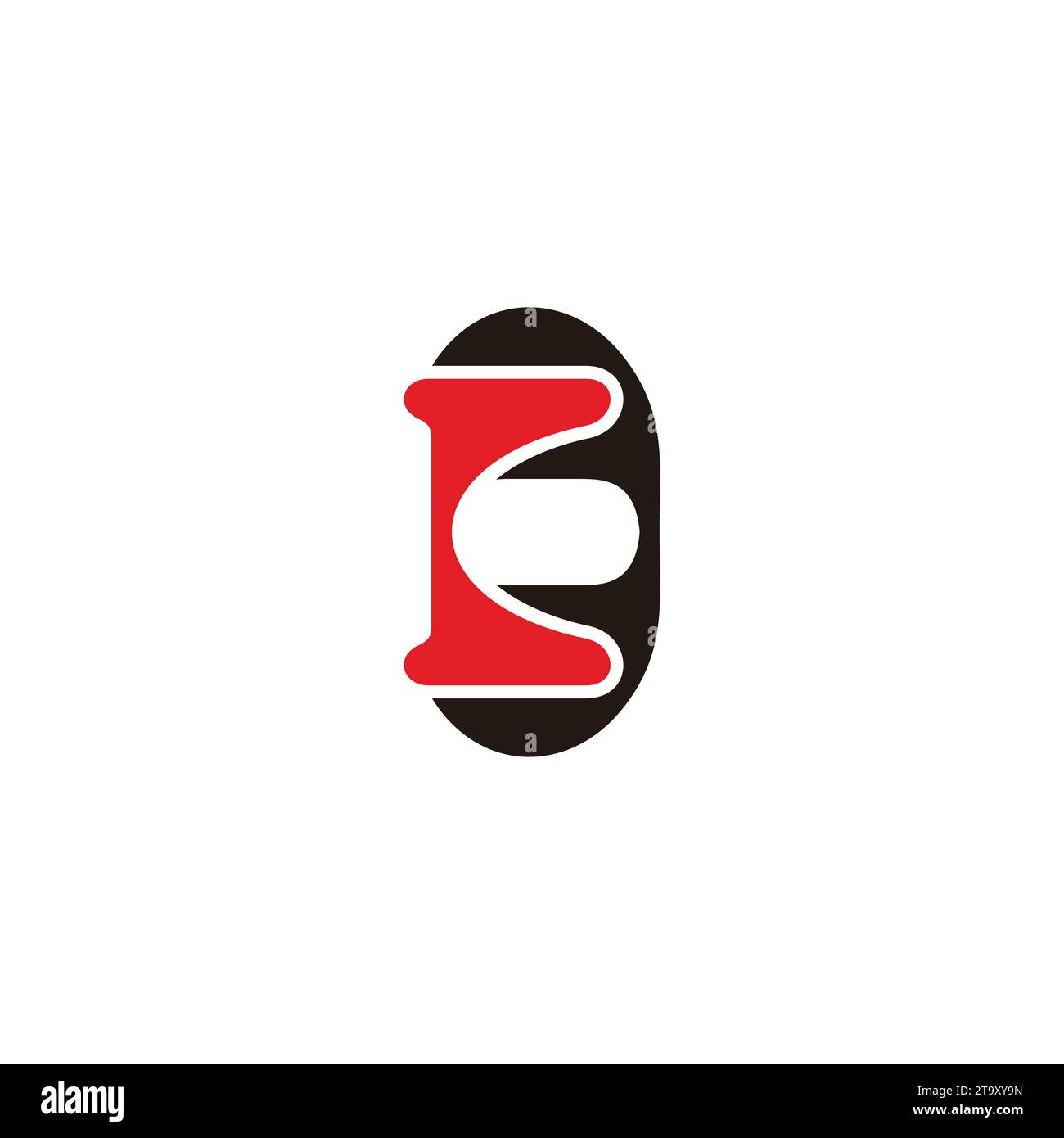 letter co simple geometric logo vector Stock Vector
