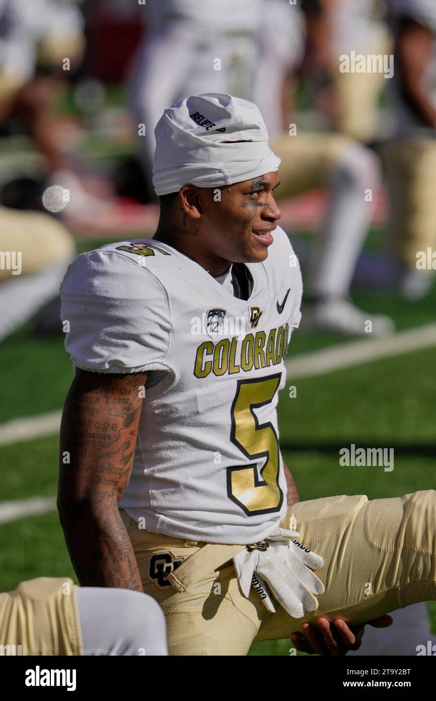 Salt Lake UT, USA. 23rd Nov, 2023. Buffaloes wide receiver Jimmy Horn