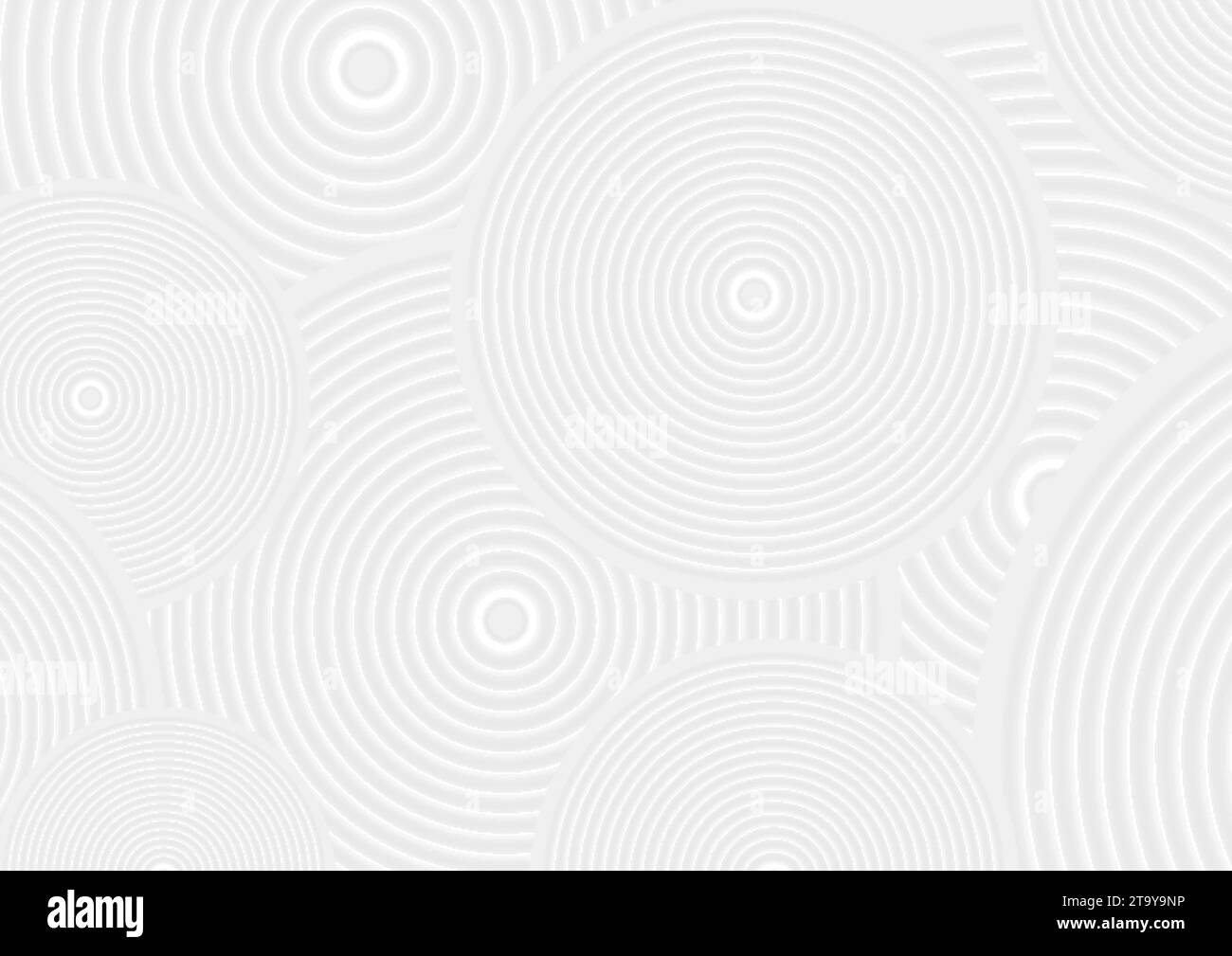 Grey white smooth circles abstract tech background. Vector design Stock ...