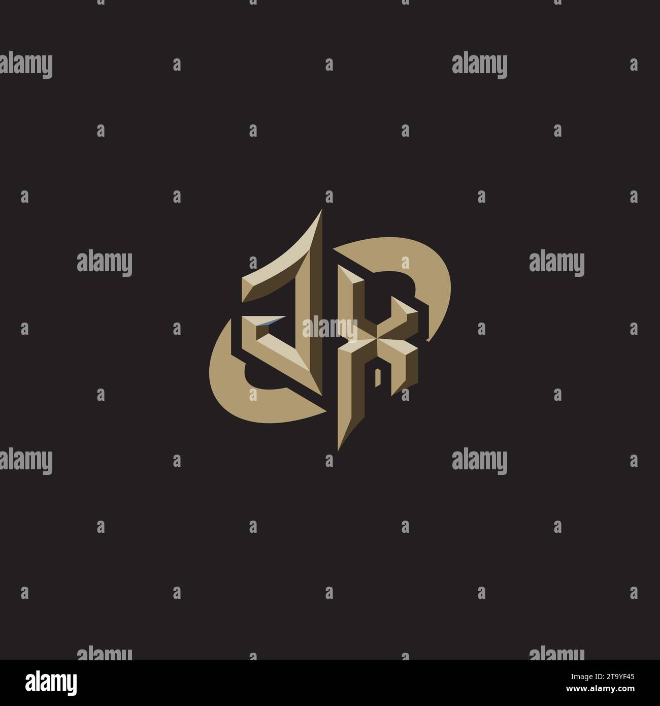 JX Premium Initial Gaming Logo designs, themes and templates for gaming, twitch and youtube Stock Vector