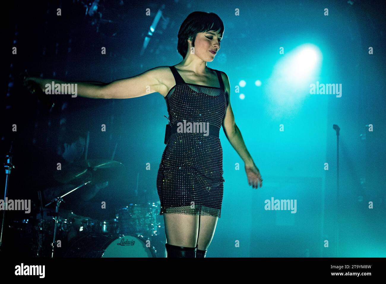 AMSTERDAM Singer Mia Nicolai during a performance in Melkweg. ANP