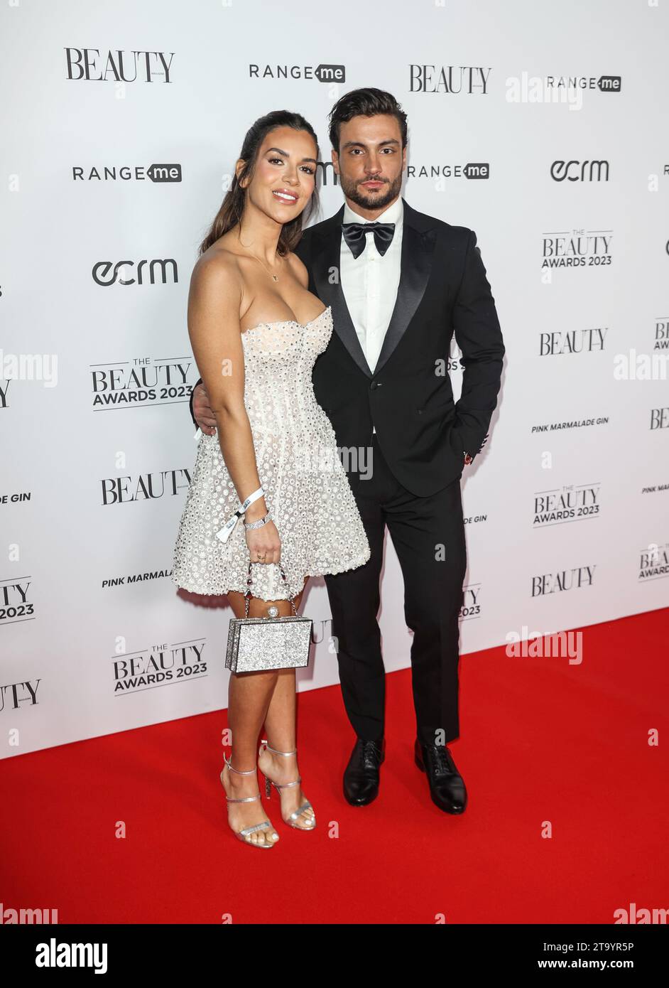 London, UK. 27th Nov, 2023. Ekin-Su Culculoglu and Davide Sanclimenti