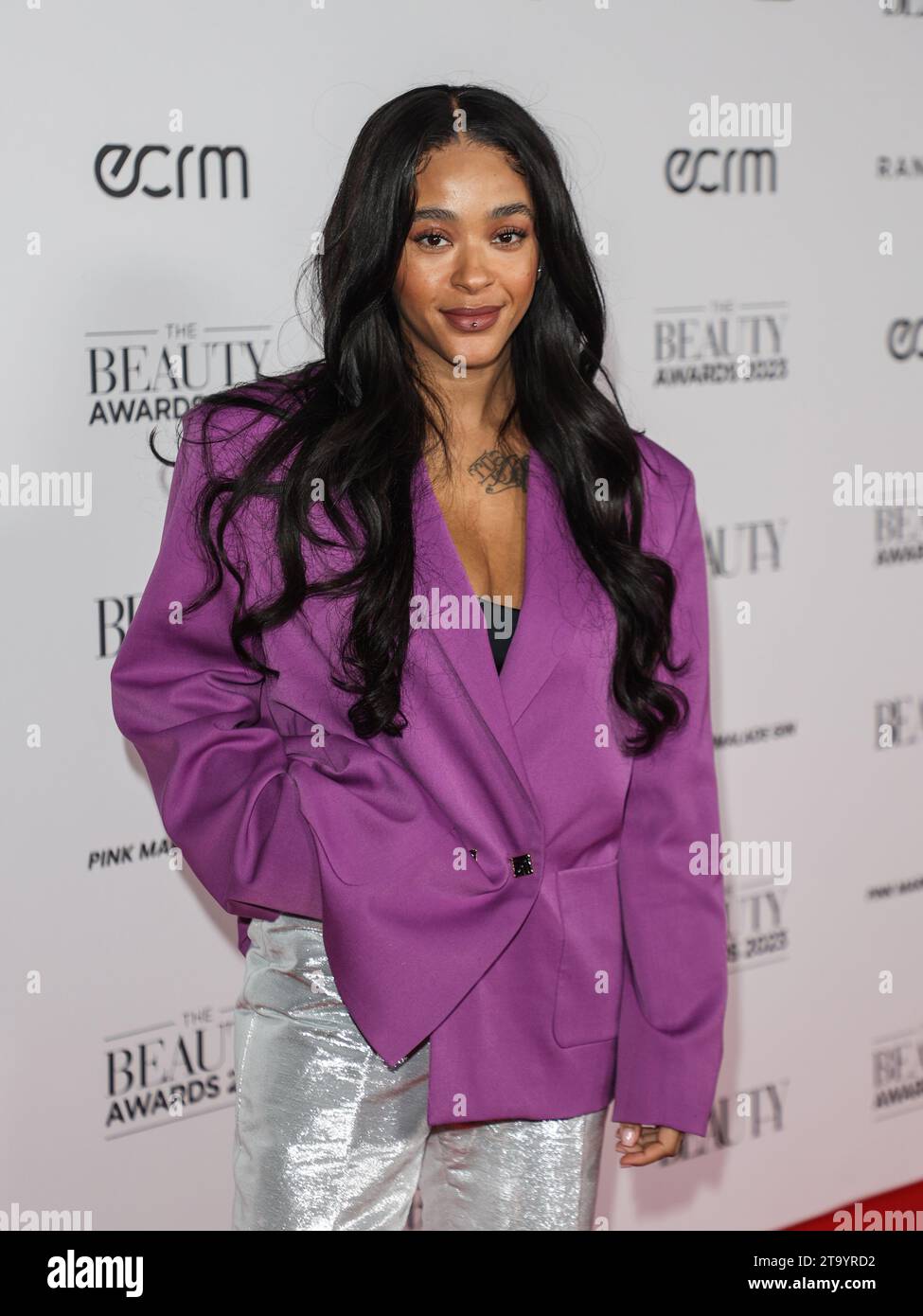 Yinka Bokinni attends The Beauty Awards 2023 in London. (Photo by Brett
