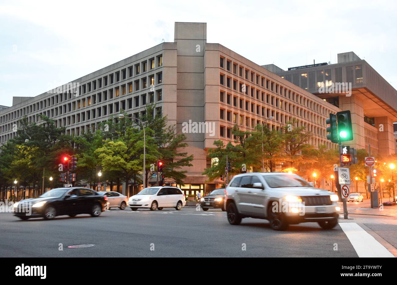 Washington, DC - June 02, 2018: FBI,  Federal Bureau of Investigation Headquarters in Washington. Stock Photo