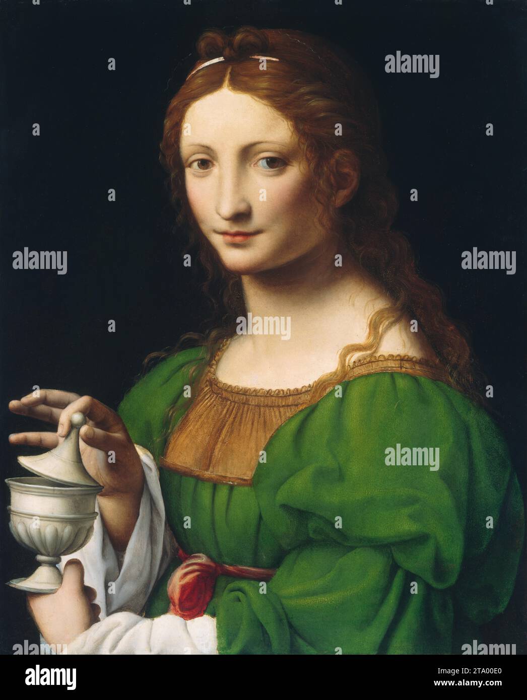 The Magdalen - painting by Bernardino Luini,  1520s Stock Photo