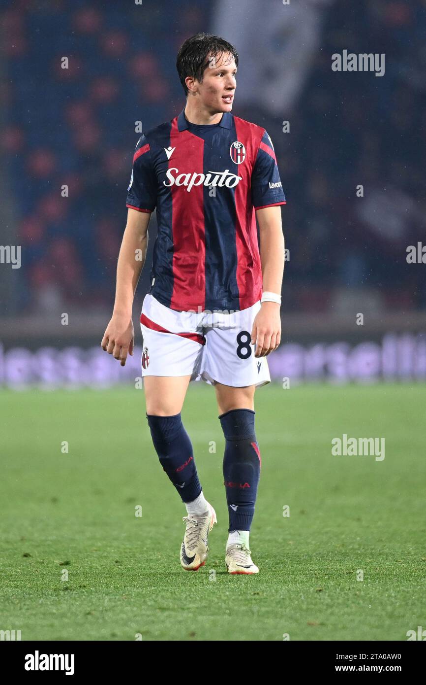 Bologna, Italy. 27th Nov, 2023. Giovanni Fabbian (Bologna Fc) during Bologna FC vs Torino FC, Italian soccer Serie A match in Bologna, Italy, November 27 2023 Credit: Independent Photo Agency/Alamy Live News Stock Photo