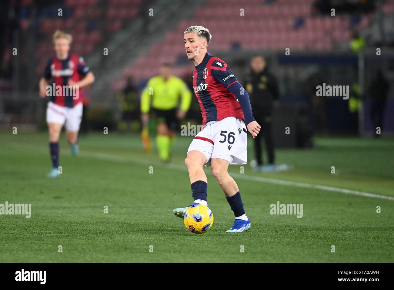 Bologna, Italy. 27th Nov, 2023. Alexis Saelemaekers (Bologna Fc) in