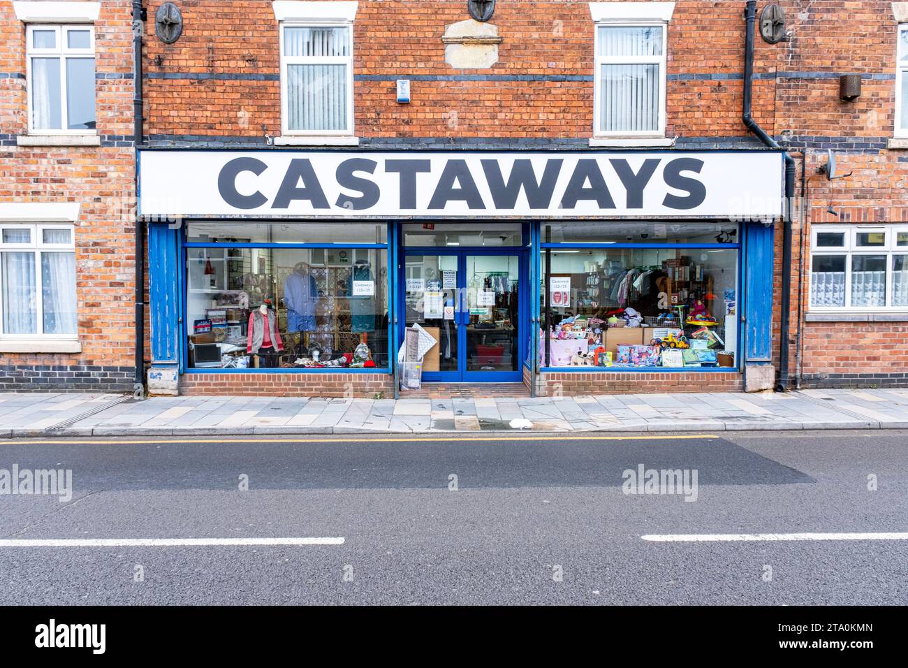 Castaways charity shop in Crewe Cheshire UK Stock Photo