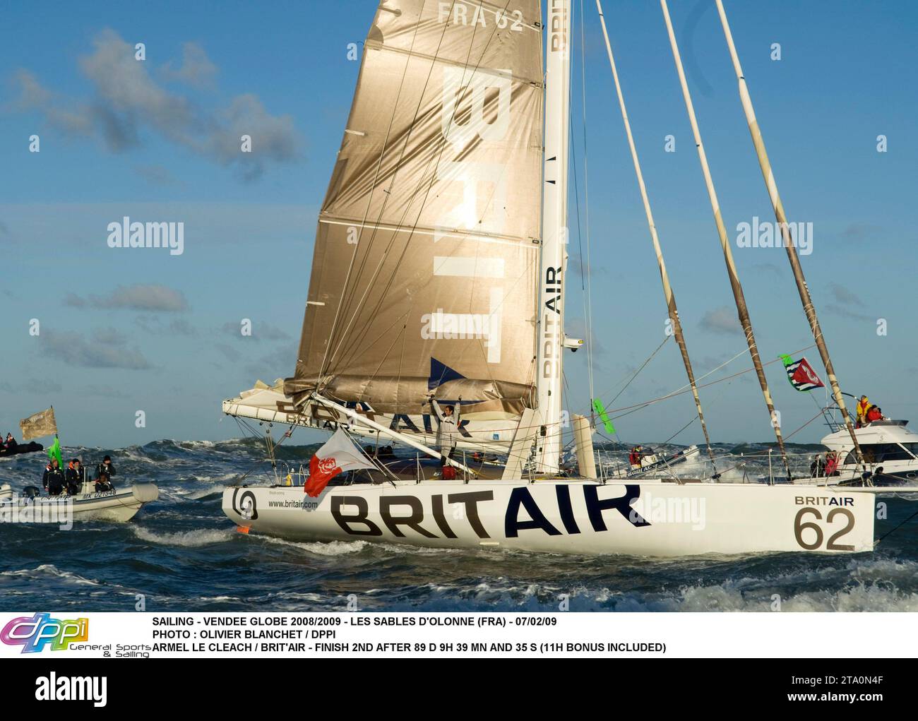 SAILING - VENDEE GLOBE 2008/2009 - LES SABLES D'OLONNE (FRA) - 07/02/09 ...