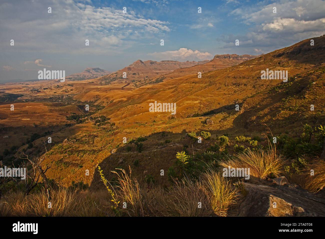 Drakensberg Mountain scene 15629 Stock Photo