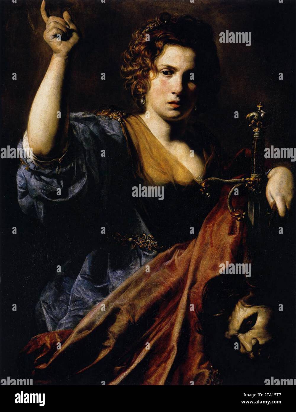 Judith 1626-28 by Valentin De Boulogne Stock Photo