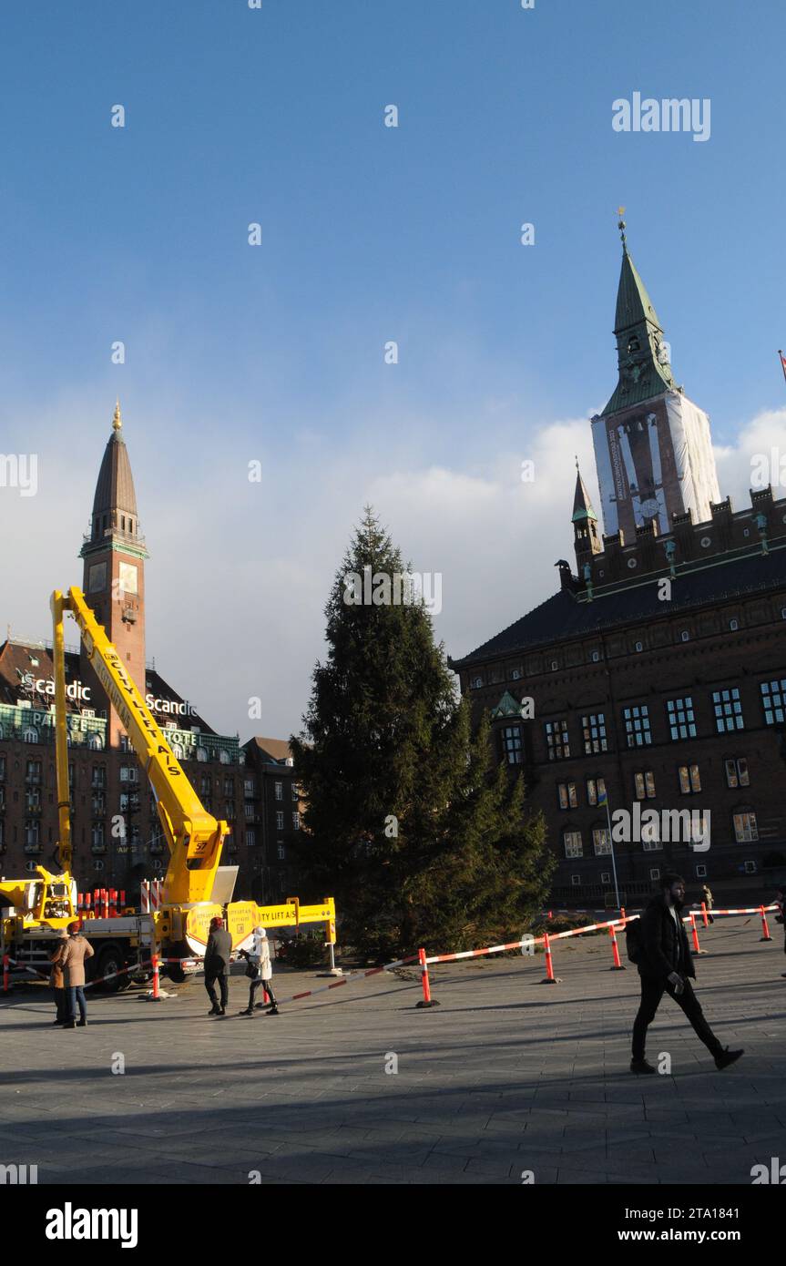 Denmark In November Copenhagen, Denmark /28 November 2023/.As annual tradtion Christma ...
