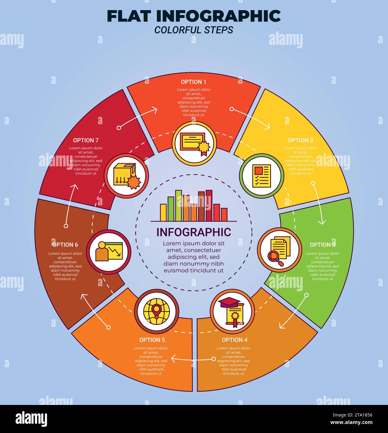 Infographic design vector and marketing icons can be used for workflow ...