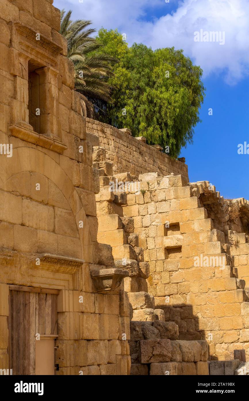 Jerash Gerasa, Jordan, ancient roman ruins Stock Photo - Alamy