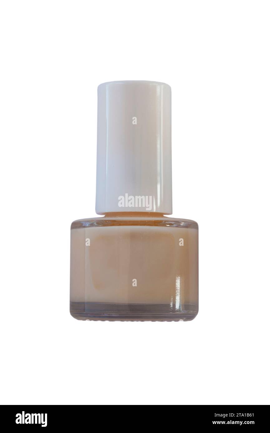 bottle of Soft Pink Nail Polish from Marks and Spencer isolated on