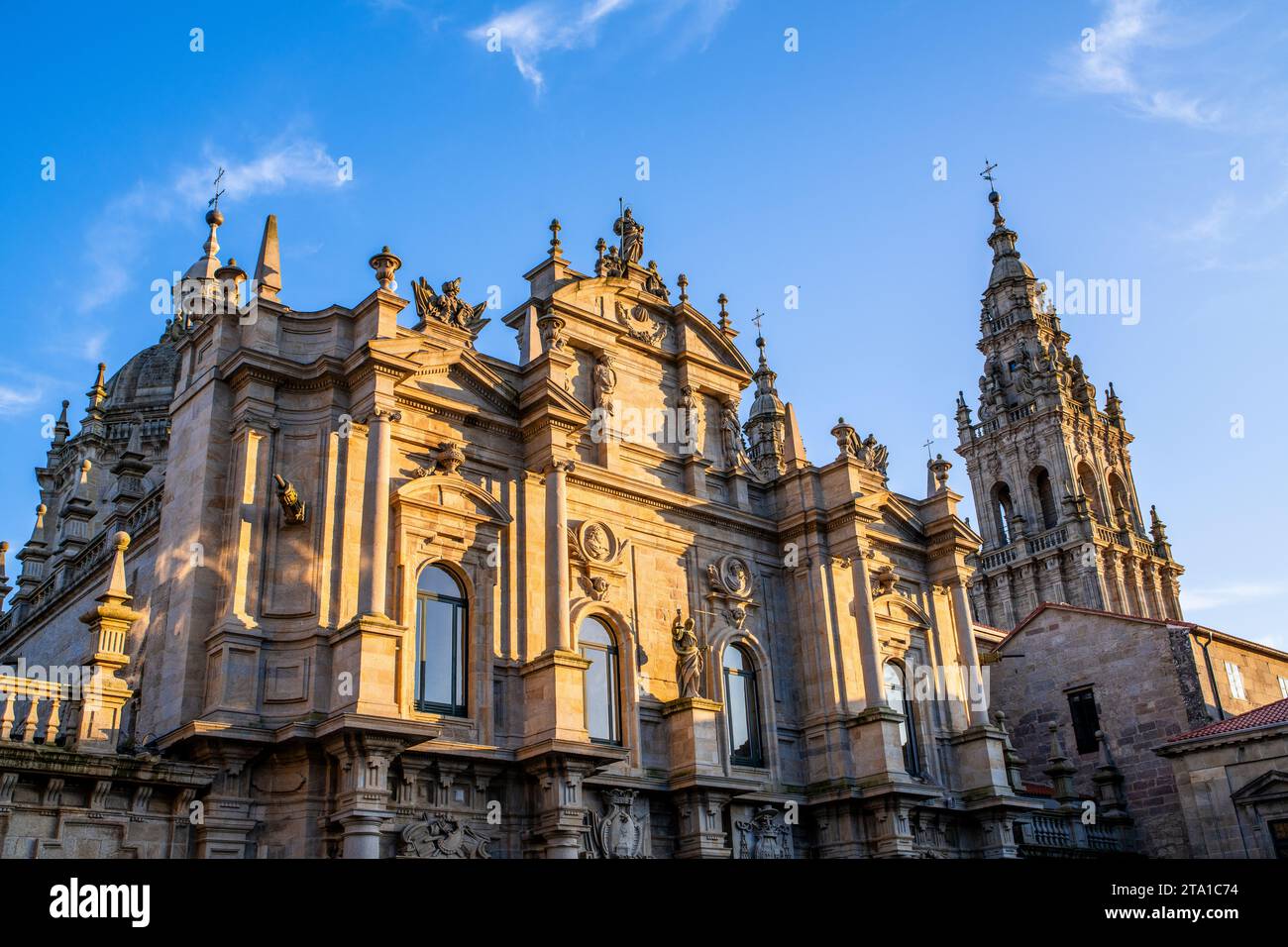 Cathedral,  Santiago de Compostela, Spain, Galicia, Europe Stock Photo