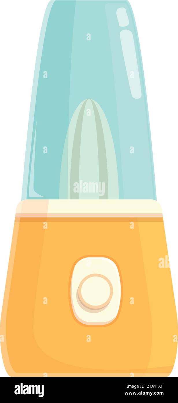 Button food mixer icon cartoon vector. Splash fresh vitamin. Smoothie ...