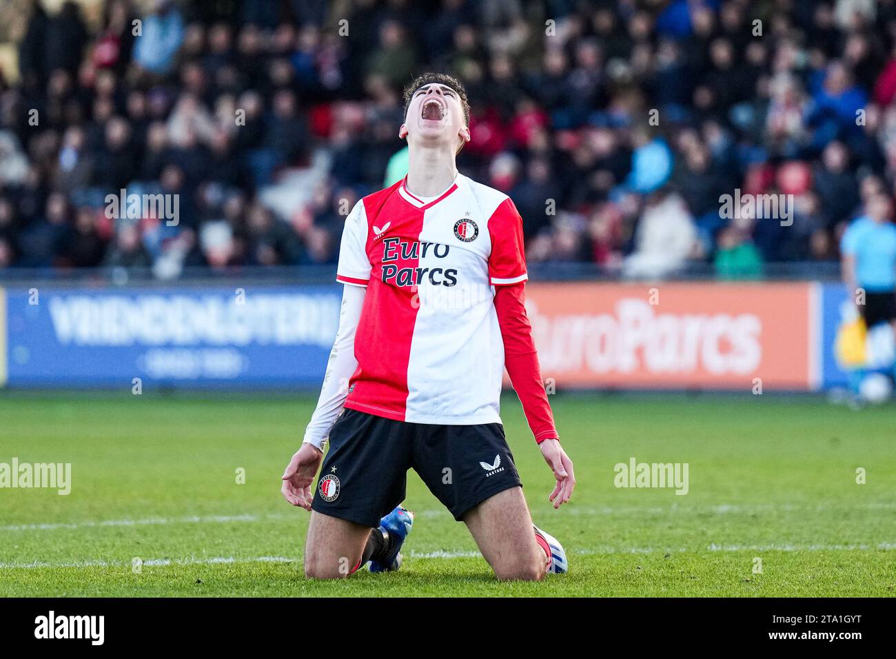 Rotterdam, The Netherlands. 28th Nov, 2023. Rotterdam Shaqueel van Persie of Feyenoord O19 Rotterdam, The Netherlands. 28th Nov, 2023. Rotterdam Shaqueel van Persie of Feyenoord O19