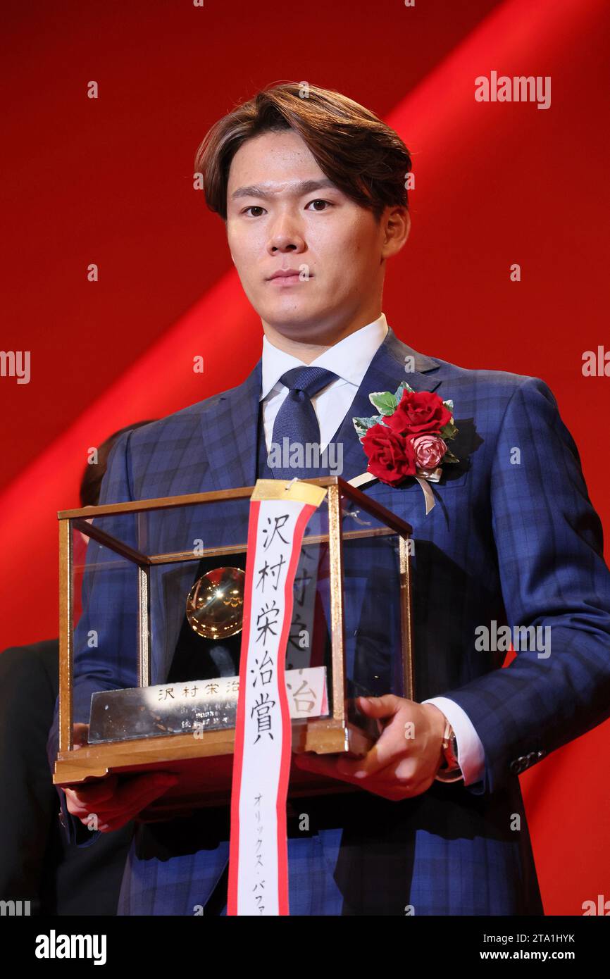 Yoshinobu Yamamoto (R), a righthand pitcher of the Orix Buffaloes of