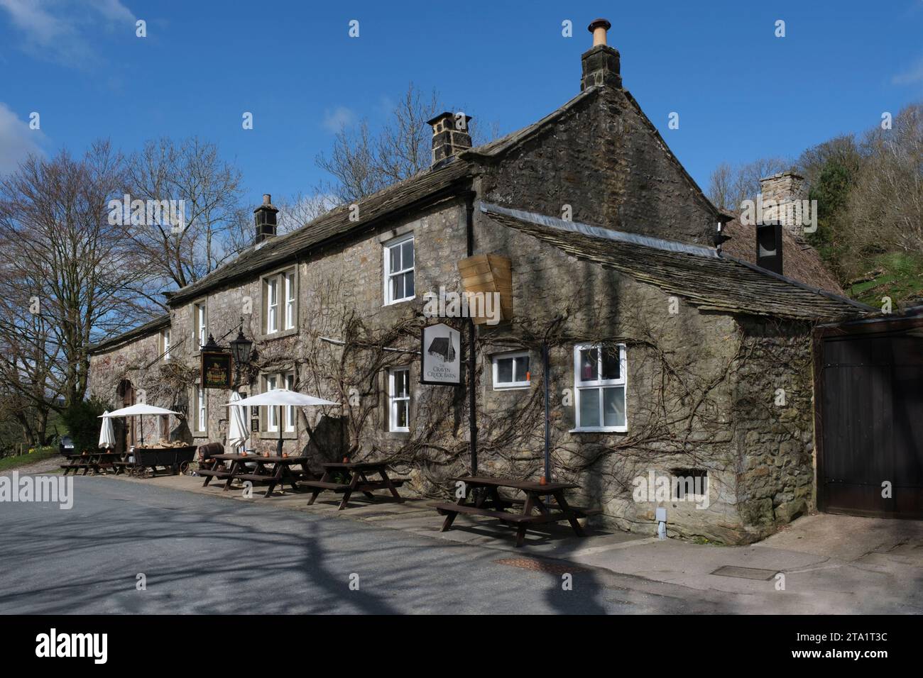 The Craven Arms, Appletreewick, Yorkshire, UK, traditional pub in wharfedale Stock Photo