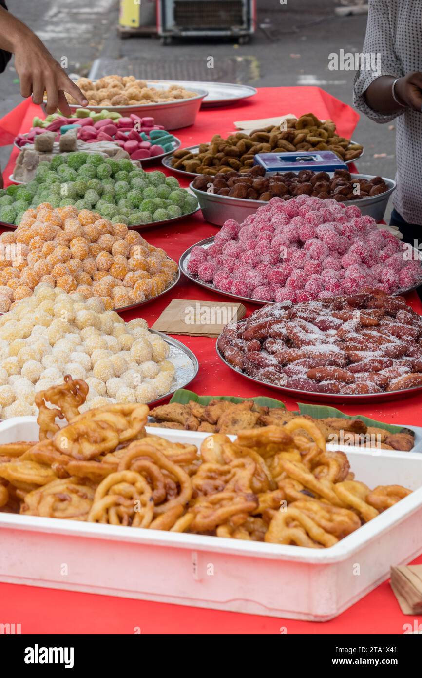 Indian dishes offered as part of the Dipavali festival in StAndré