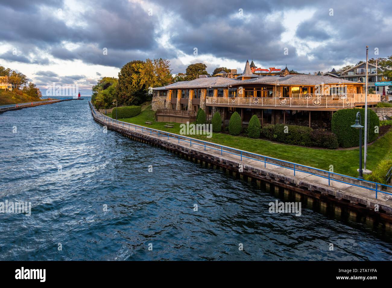 Stafford's Weathervane Terrace Restaurant. Charlevoix, United States
