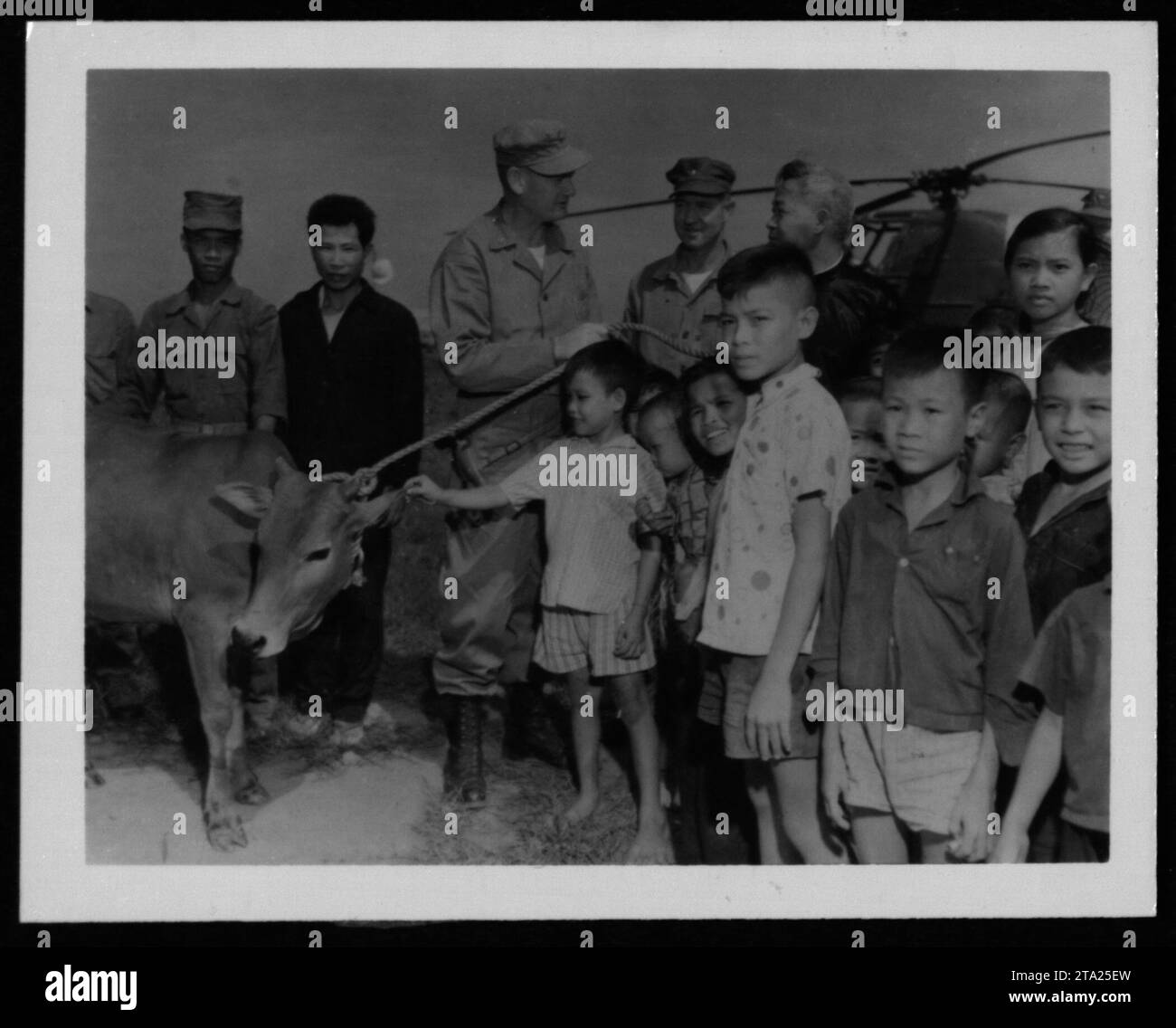 Vietnam war humanitarian aid Black and White Stock Photos & Images - Alamy