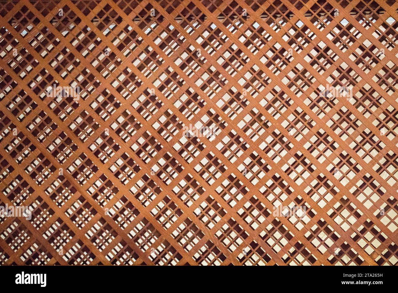 Wood texture with checked patterns as background Stock Photo