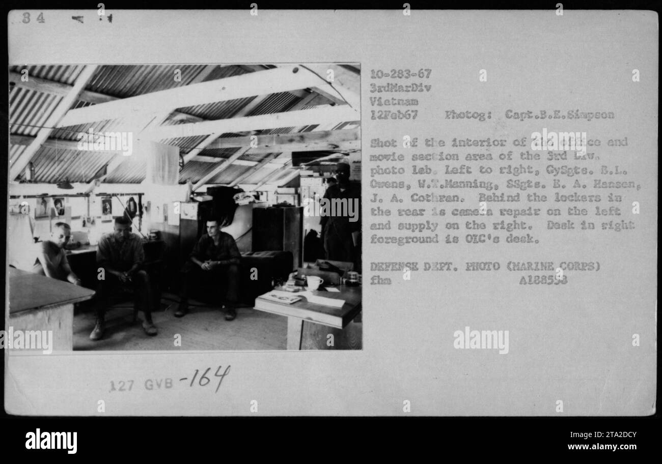 American military activities images during the vietnam war hi-res stock ...