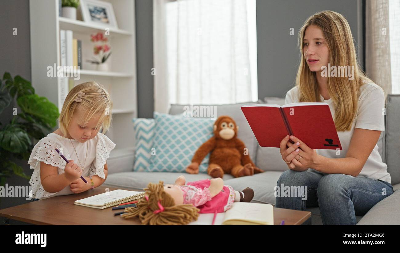 Paper Dolls House drawing room, 19th century Stock Photo - Alamy