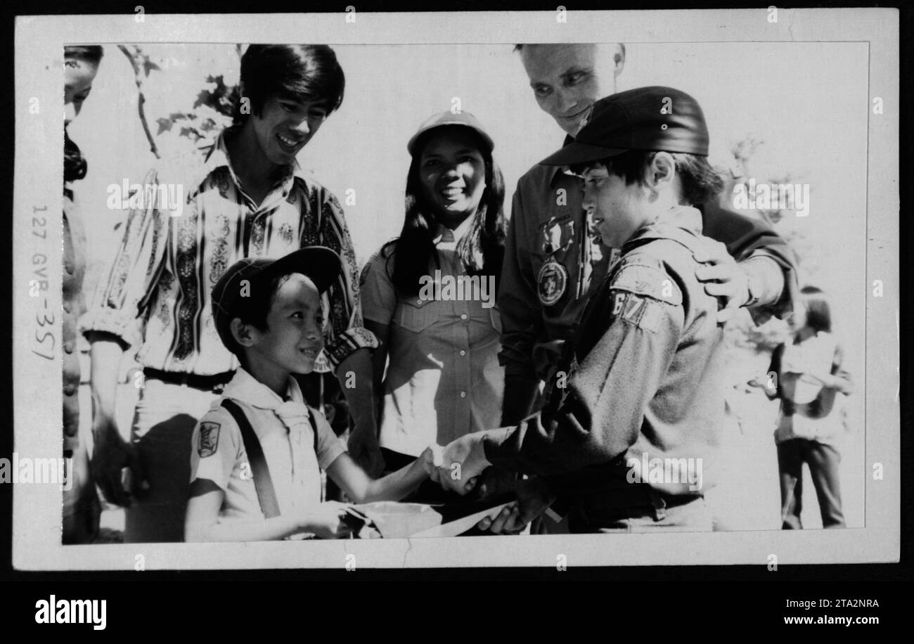 Public figures Claudia Cardinale, Nguyen Cao Ky, Rosemary Clooney, and