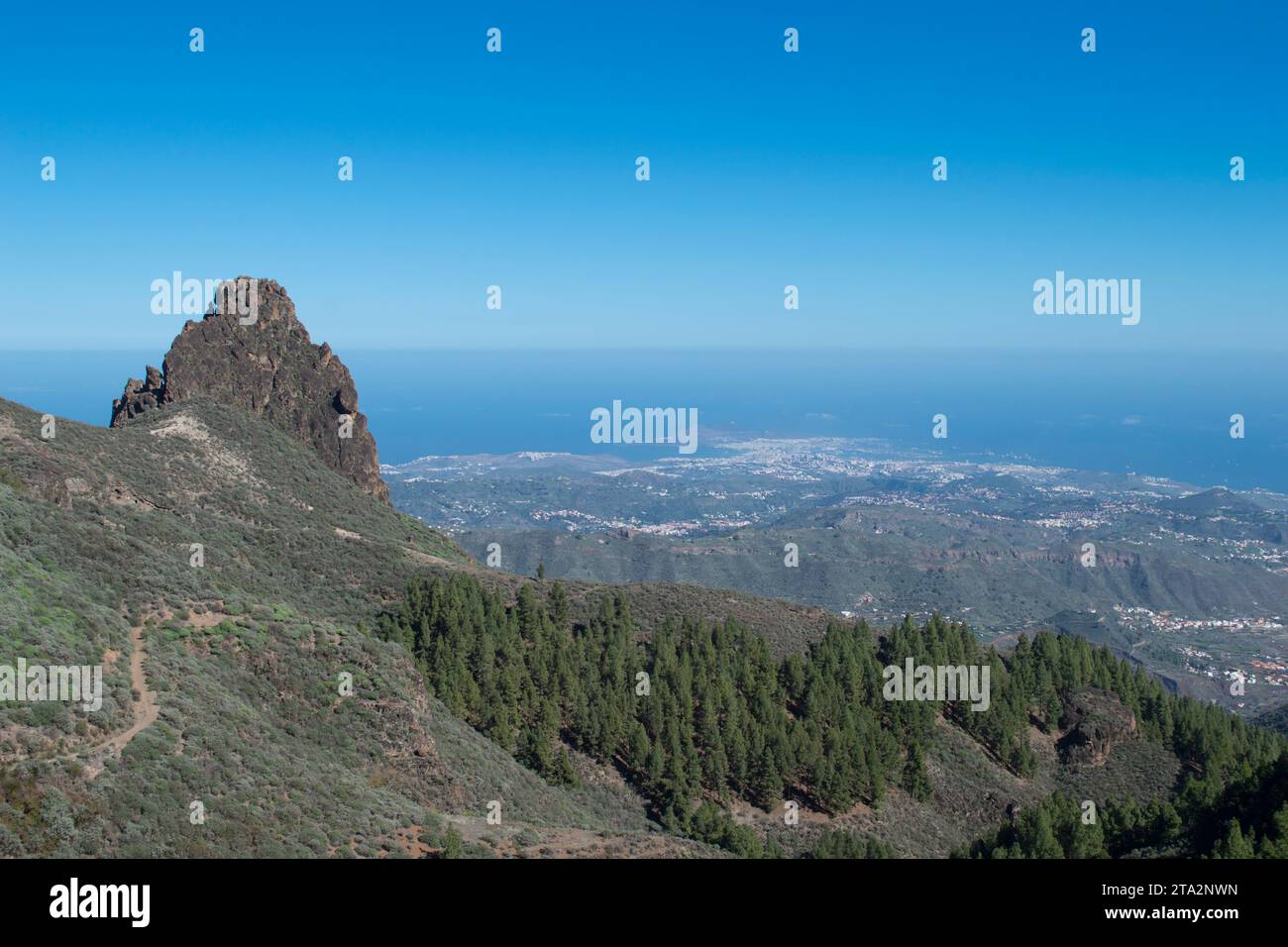 Vista de Gran Canaria Stock Photo