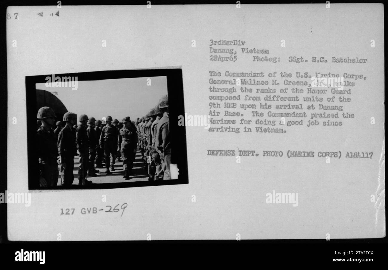 General wallace h greene jr hi-res stock photography and images - Alamy