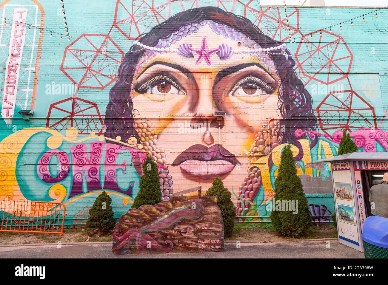 Mural at Coney Island, Brooklyn, New York, United States of America
