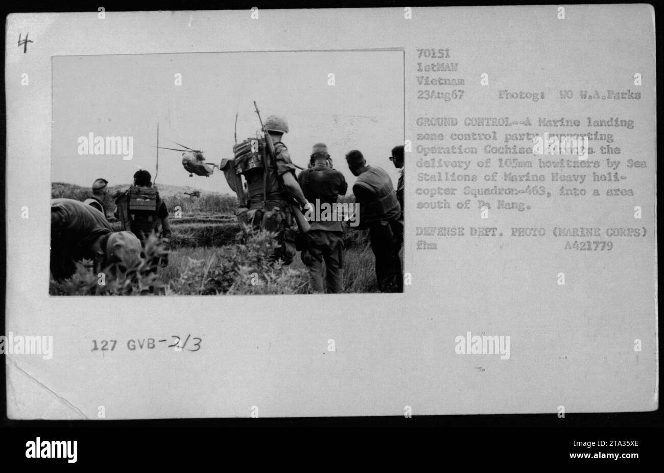 Marine landing zone control party hires stock photography and images