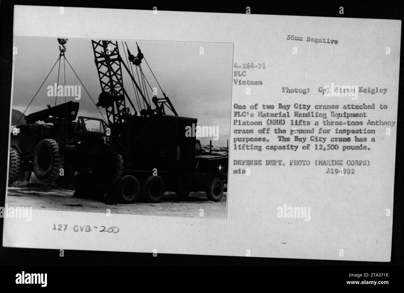 Anthony crane Black and White Stock Photos & Images - Alamy